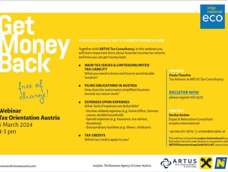 Get Money Back – Tax Orientation Austria