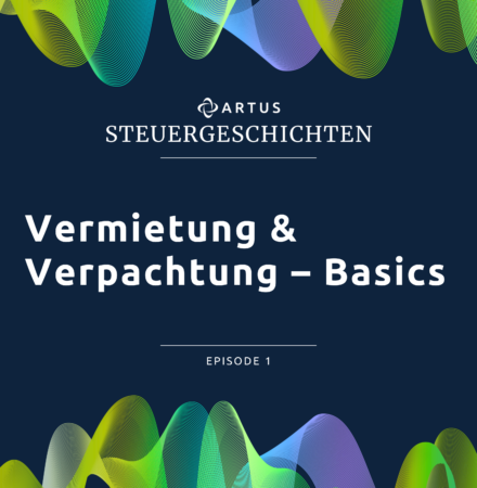 Cover ARTUS Steuergeschichten - Vermietung & Verpachtung - Basics